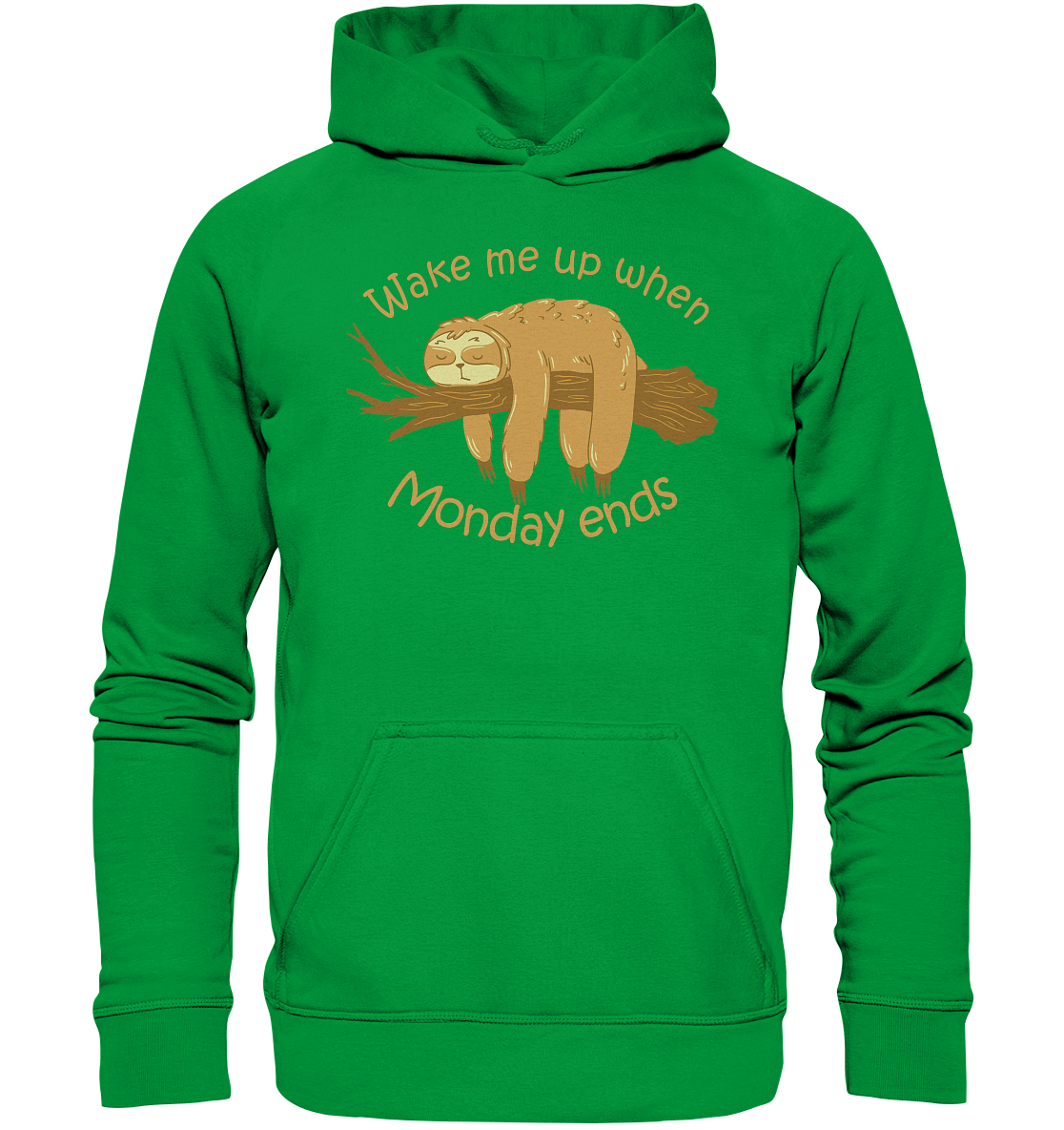Wake me up when monday ends - Basic Unisex Hoodie