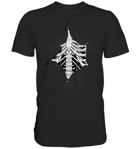 Halloween: Skelett (used look) - Premium Shirt