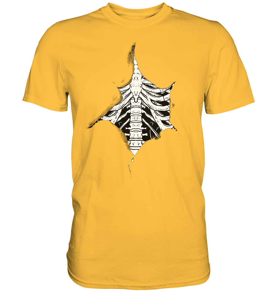 Halloween: Skelett (used look) - Premium Shirt