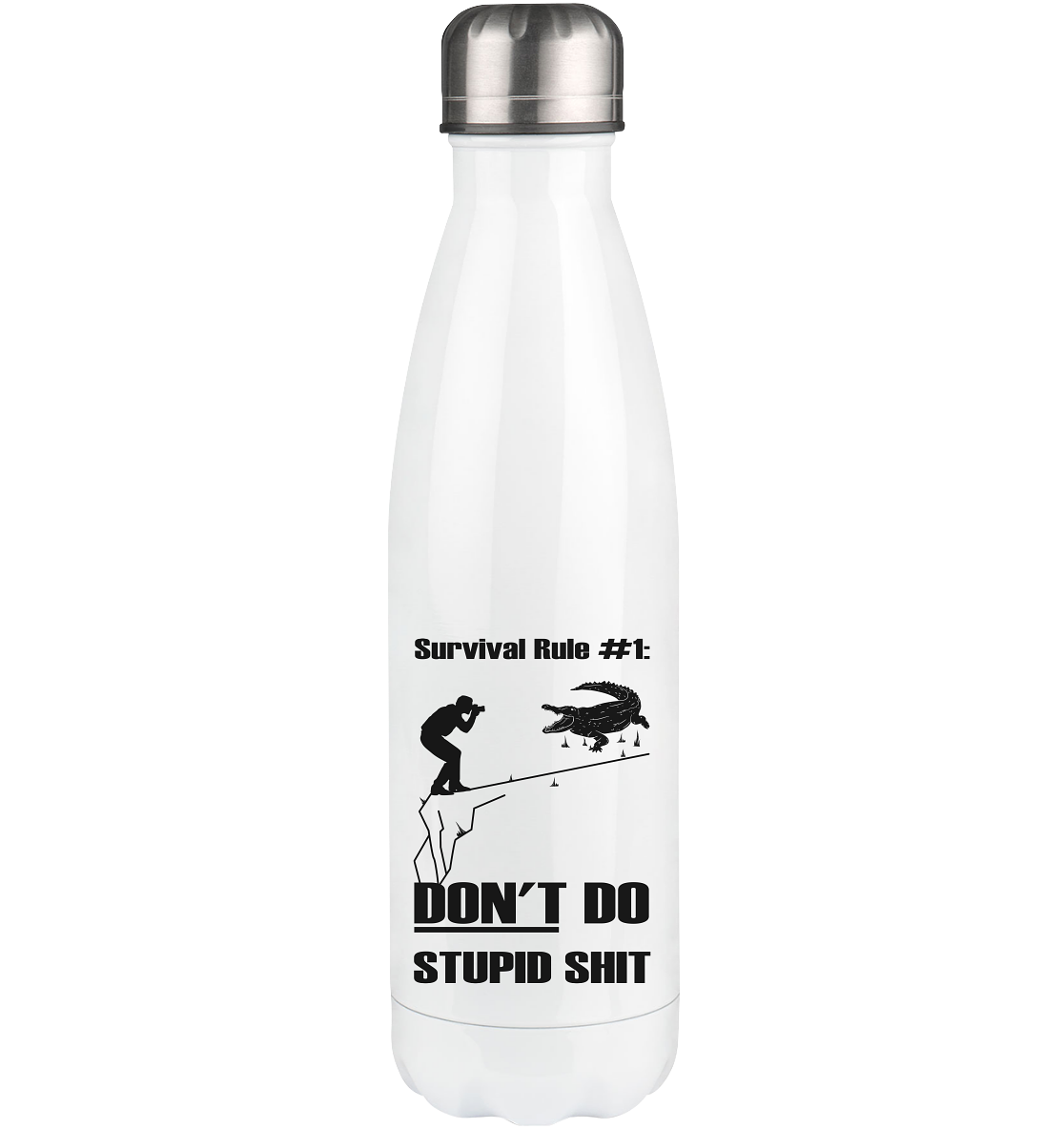 Don't do stupid shit - Thermoflasche 500ml